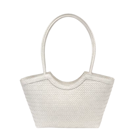 Leona Woven Faux Leather Bag