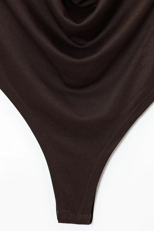 ZEYA - Alessi Backless Draped Bodysuit