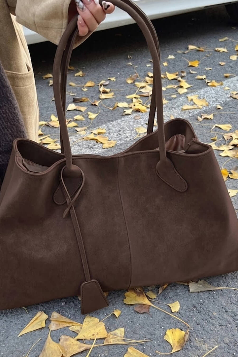 ZEYA - Amira Suede Handbag