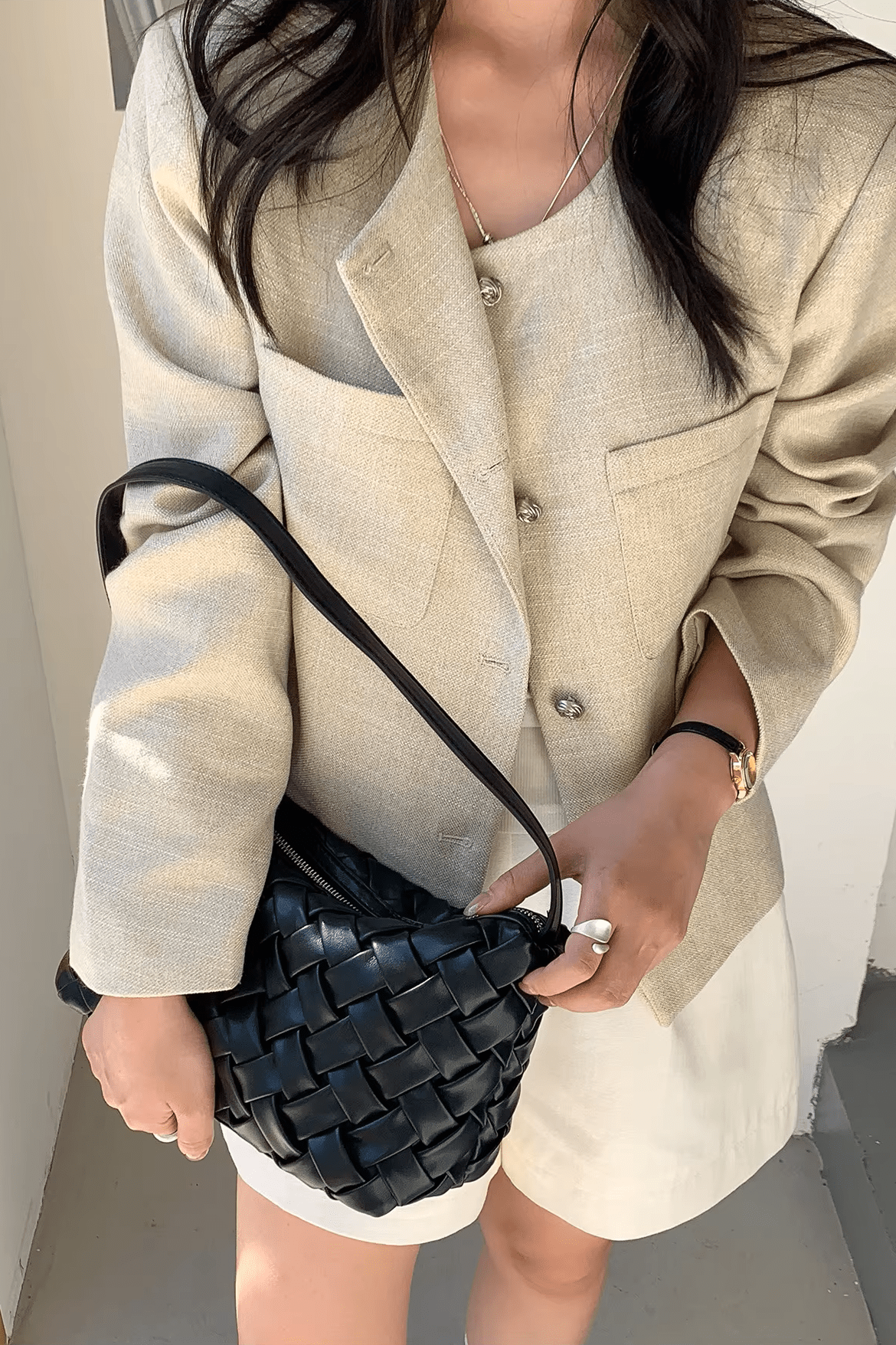 ZEYA - Annie Minimalist Hobo Shoulder Bag