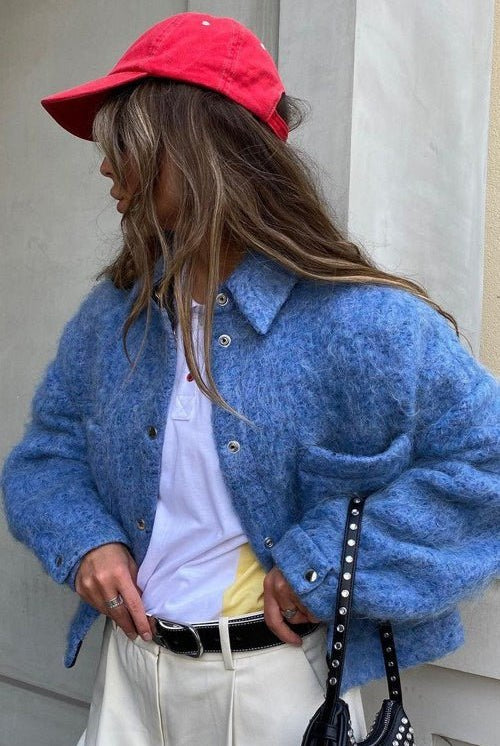 ZEYA - Annie Snap Button Blazer Jacket