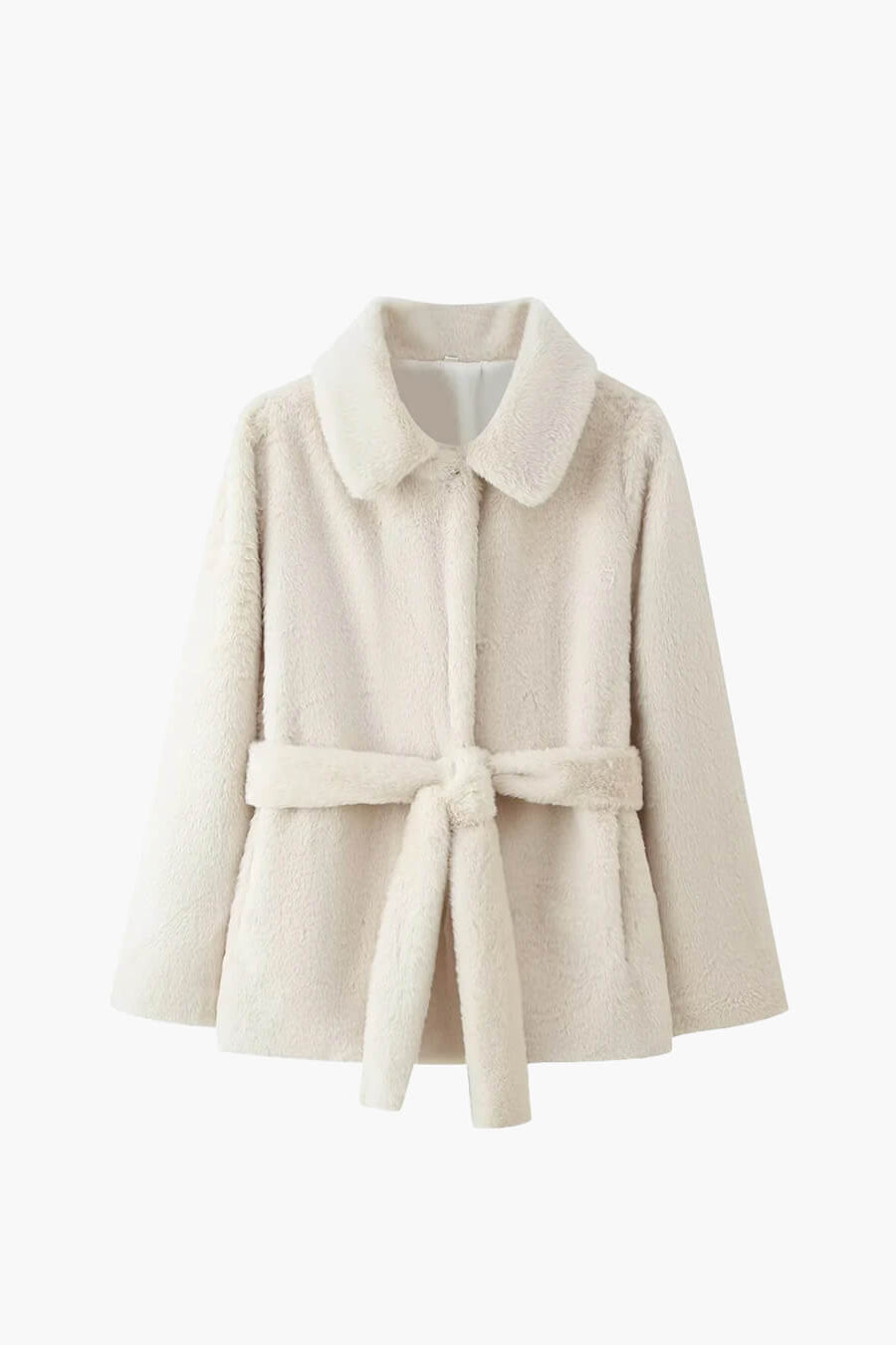 ZEYA - Ariana Faux Fur Coat with Belt