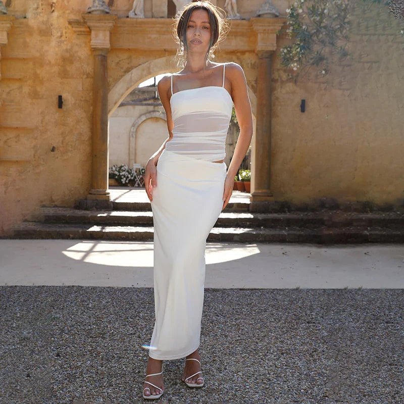 ZEYA - Arianna Two-Piece Crop Dress Set