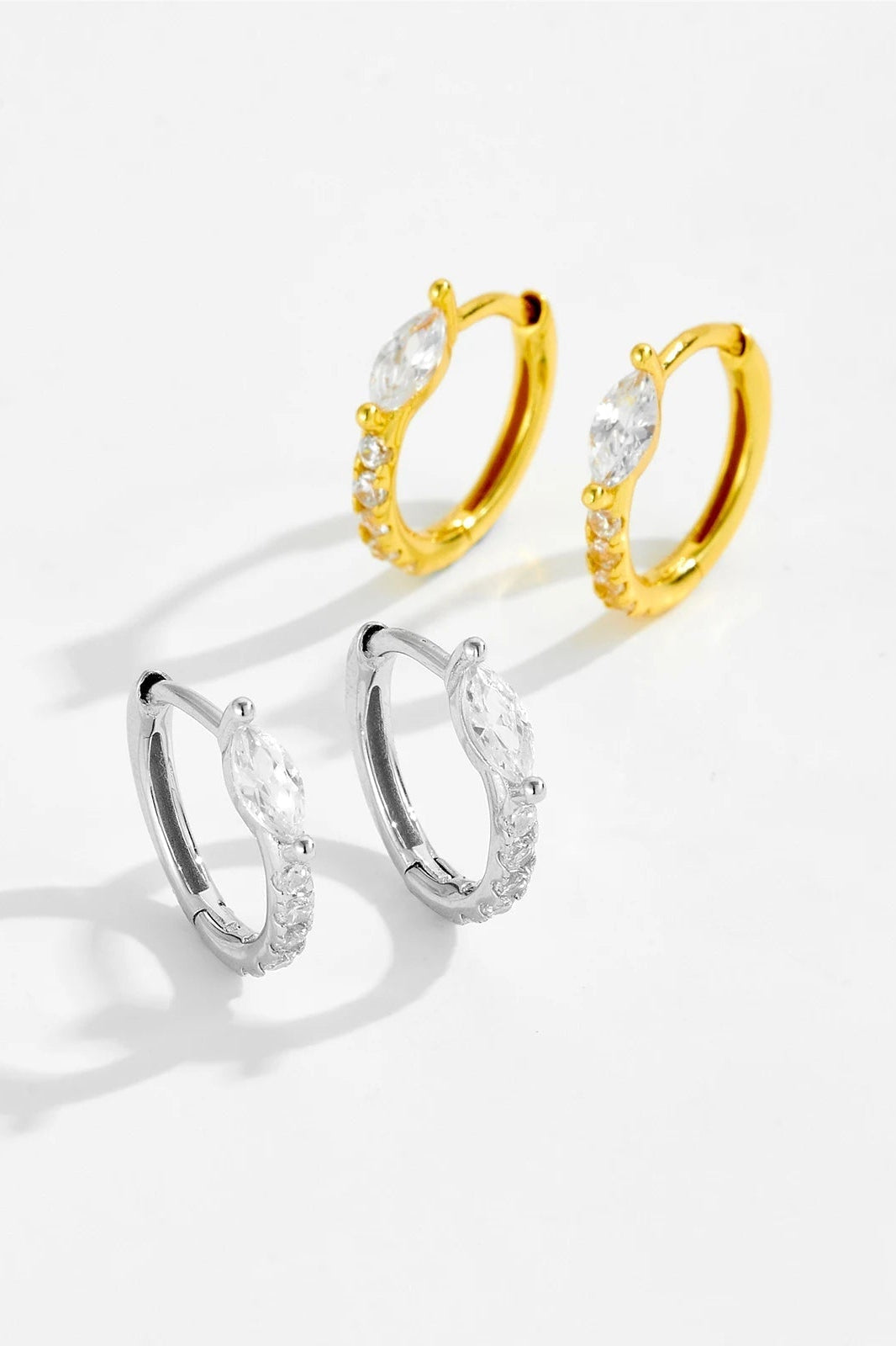 ZEYA - Aubrey Hoop Huggie Earrings