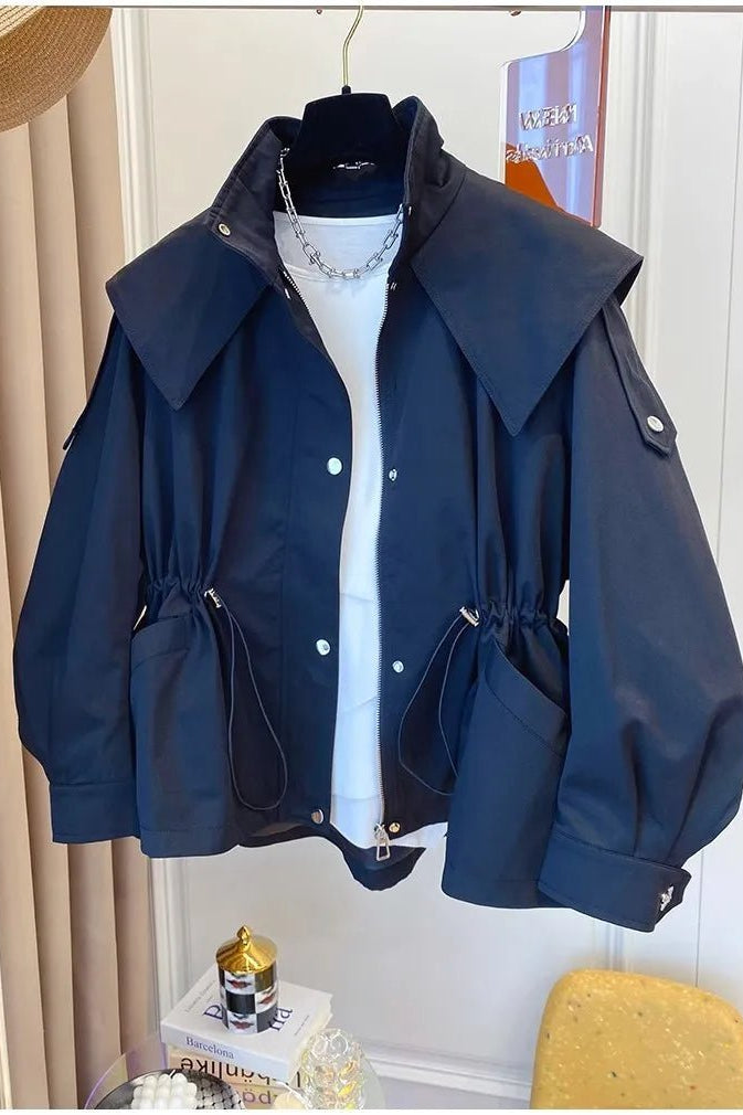 ZEYA - Brittany Hooded Short Trench Coat