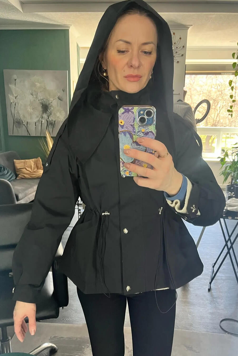 ZEYA - Brittany Hooded Short Trench Coat