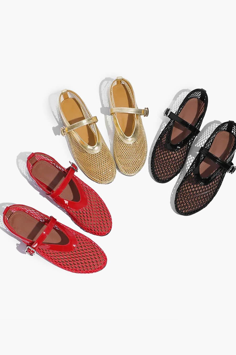 ZEYA - Cassia Mesh Ballet Flats