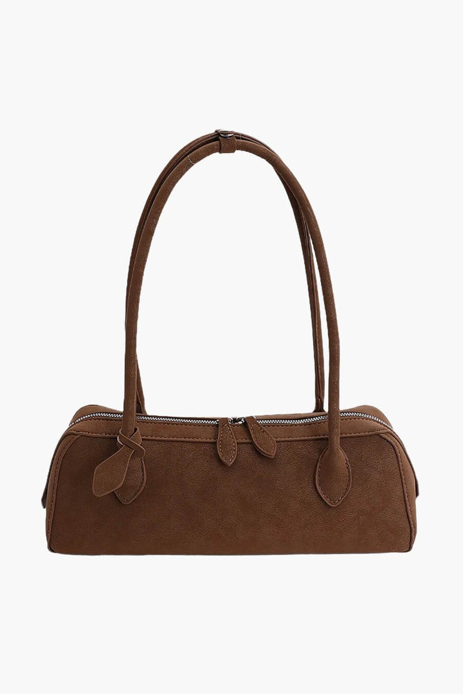 ZEYA - Celeste Suede Baguette Bag