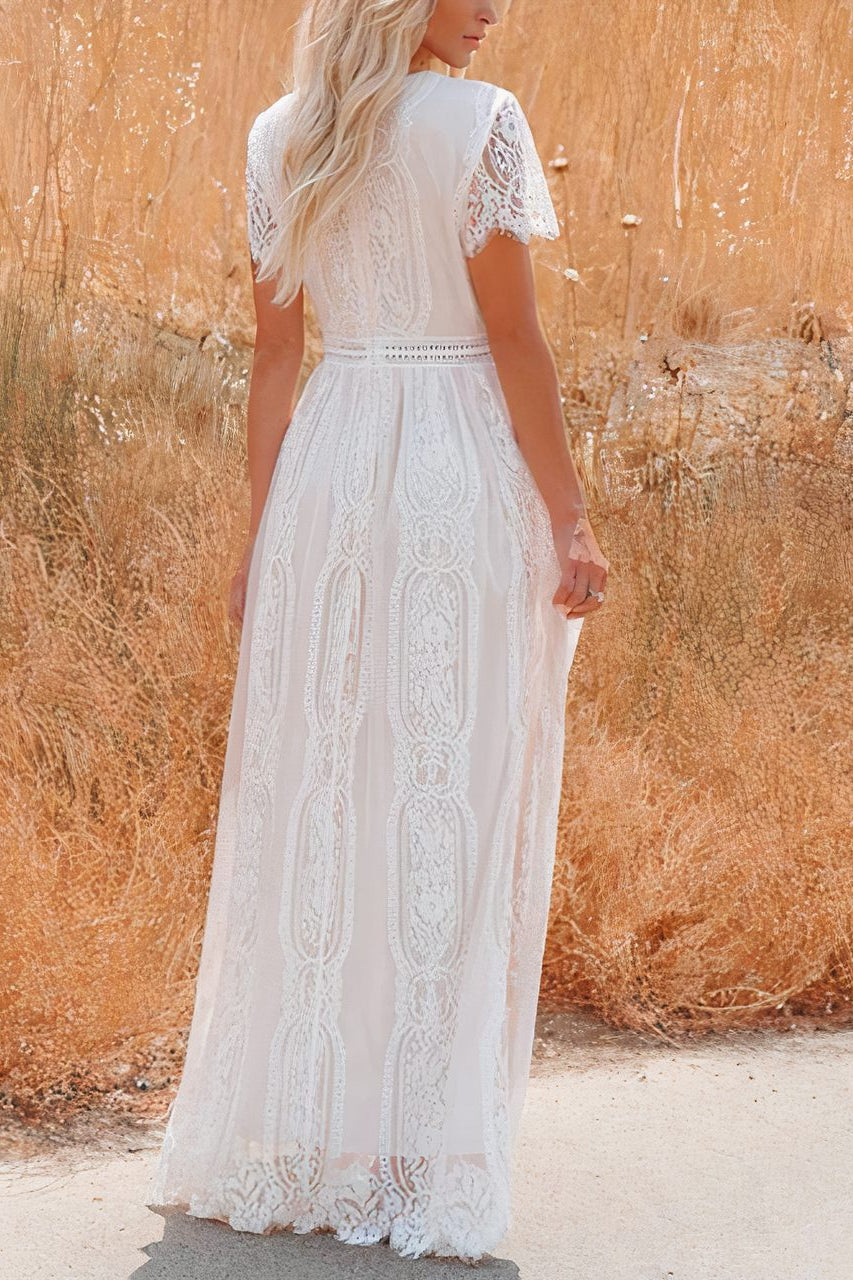 ZEYA - Celestine Bohemian Lace Maxi Dress
