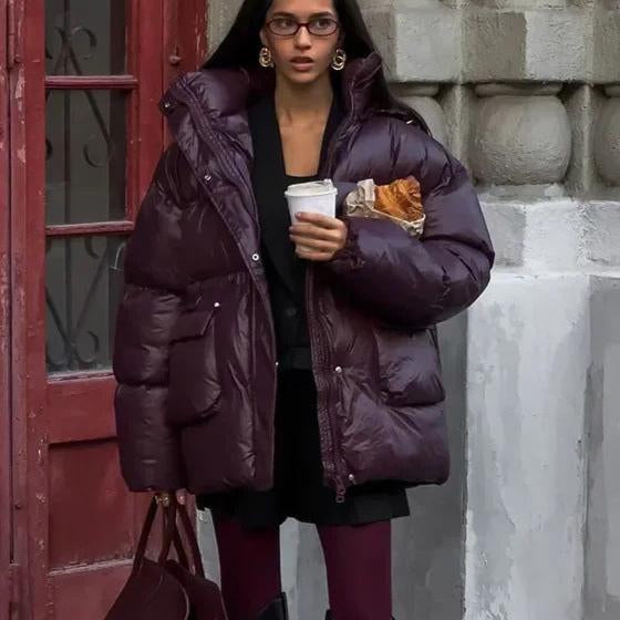 ZEYA - Charlotte Glossy Puffer Jacket