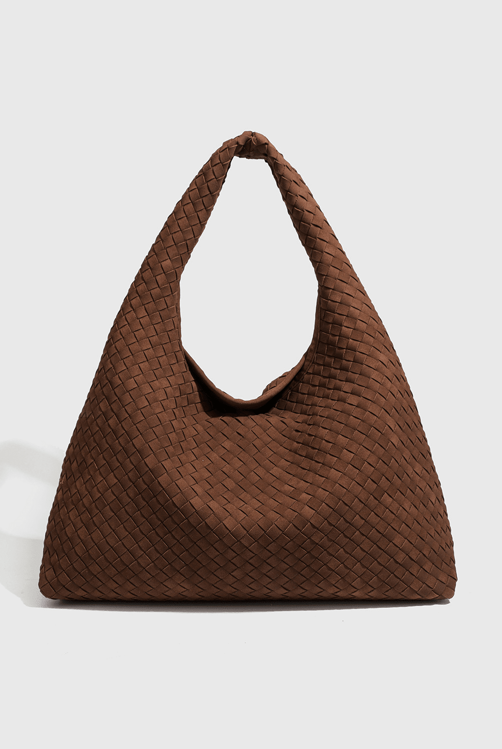 ZEYA - Clara Woven Faux Suede Tote Bag