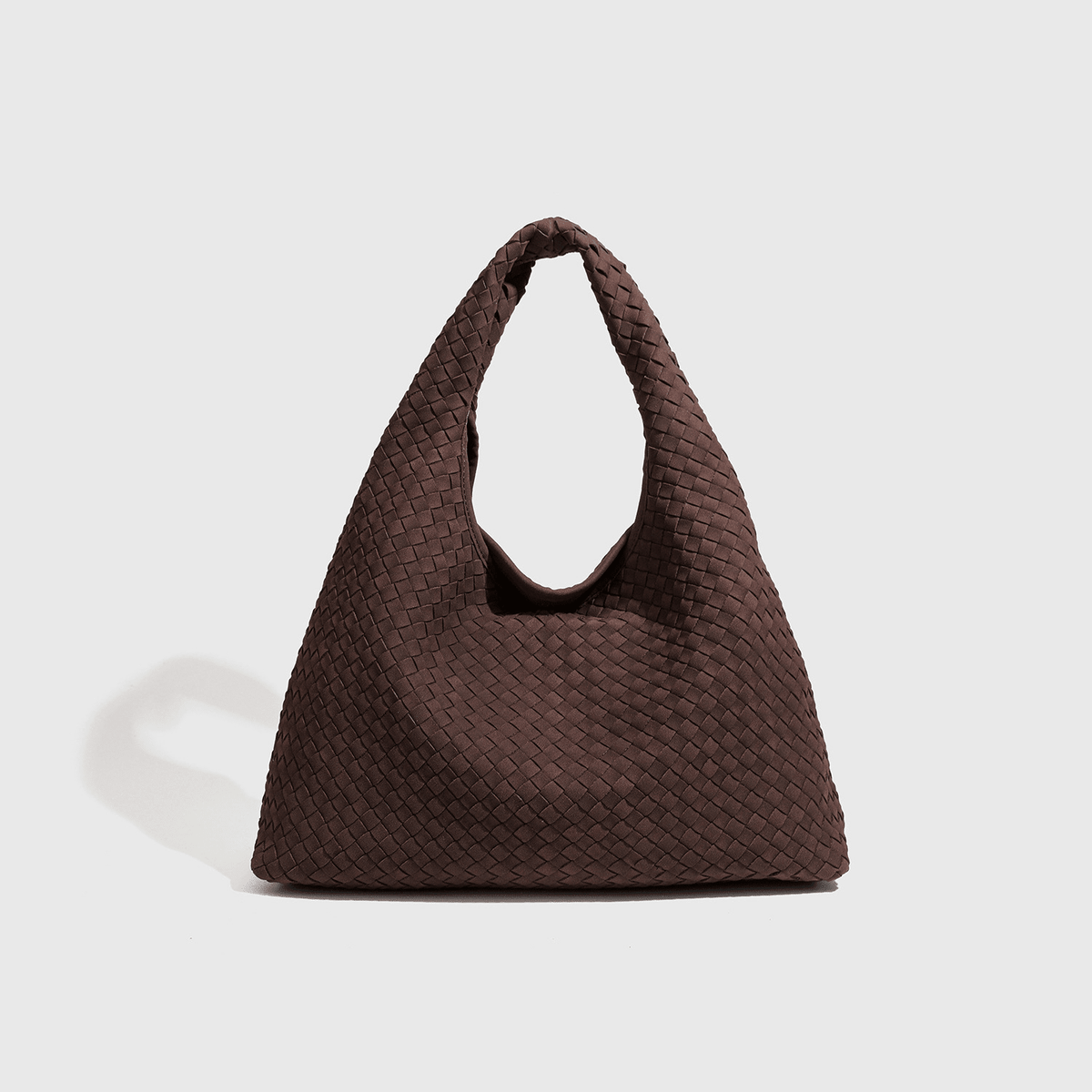 ZEYA - Clara Woven Faux Suede Tote Bag