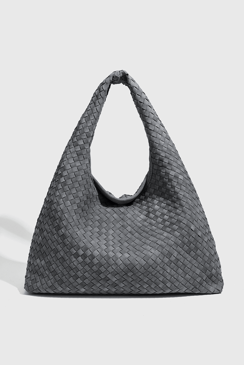 ZEYA - Clara Woven Faux Suede Tote Bag