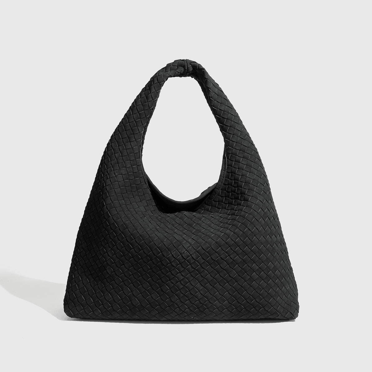 ZEYA - Clara Woven Faux Suede Tote Bag