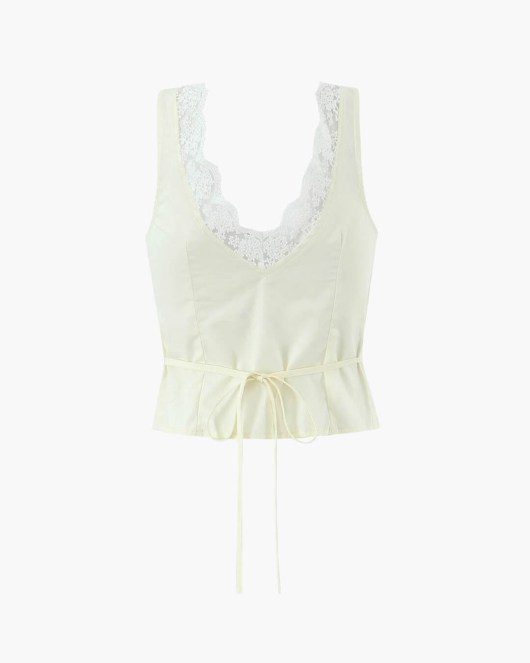 ZEYA - Clarisse Lace Trim Mini Skirt Set