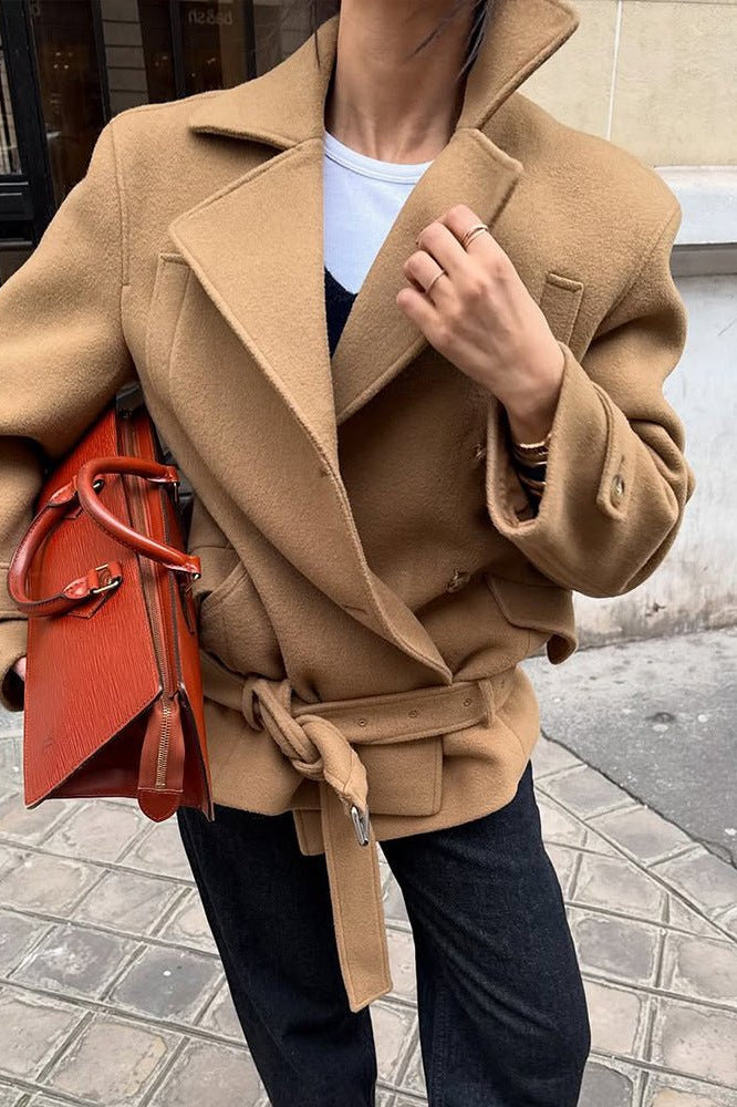 ZEYA - Corinne Belted Short Coat