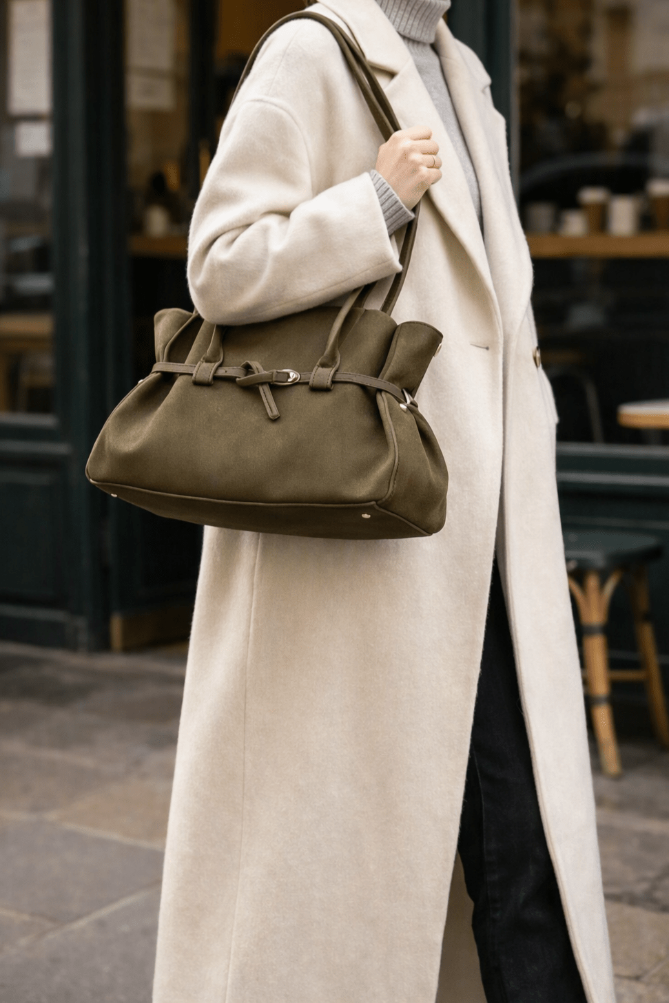 ZEYA - Daniela Belted Tote Bag