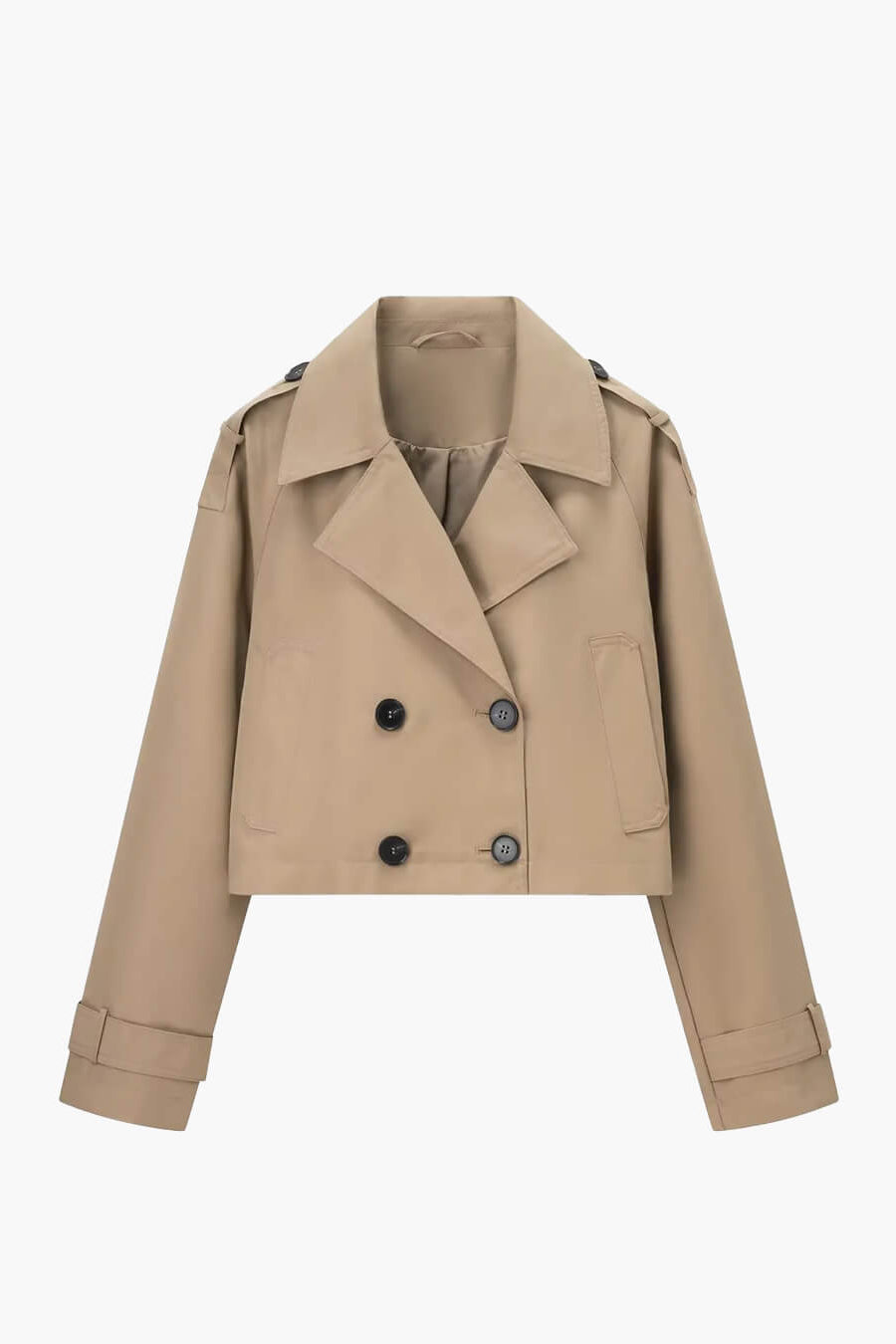 ZEYA - Ella Cropped Trench Coat
