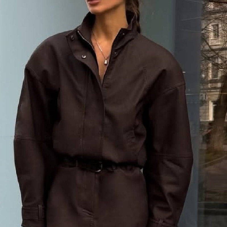 ZEYA - Emily Faux Suede Zip Jacket