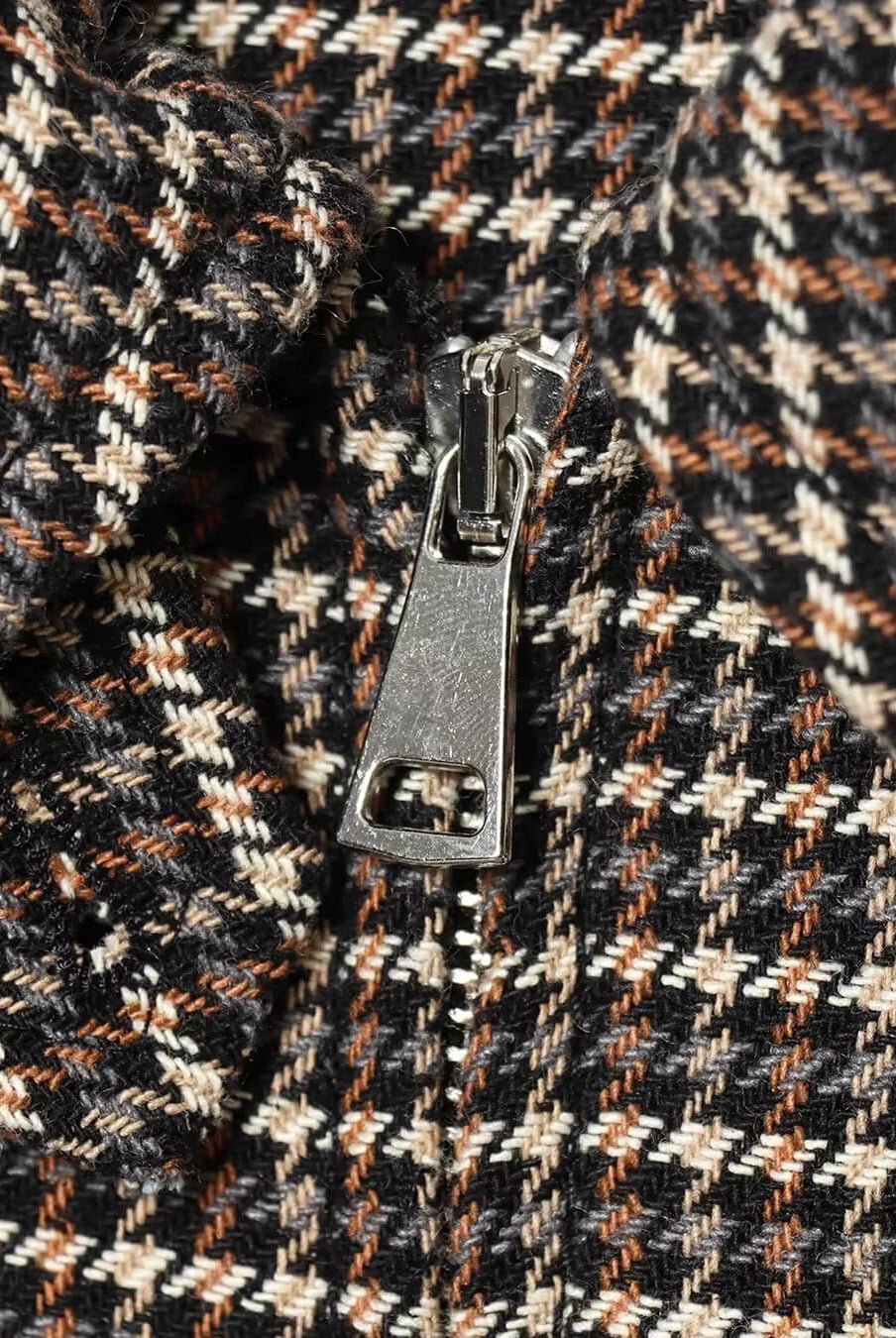 ZEYA - Erica Houndstooth Zip Jacket Suit