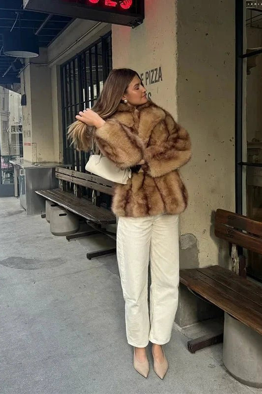 ZEYA - Fely Faux Fur Coat