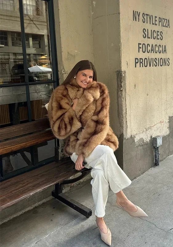 ZEYA - Fely Faux Fur Coat