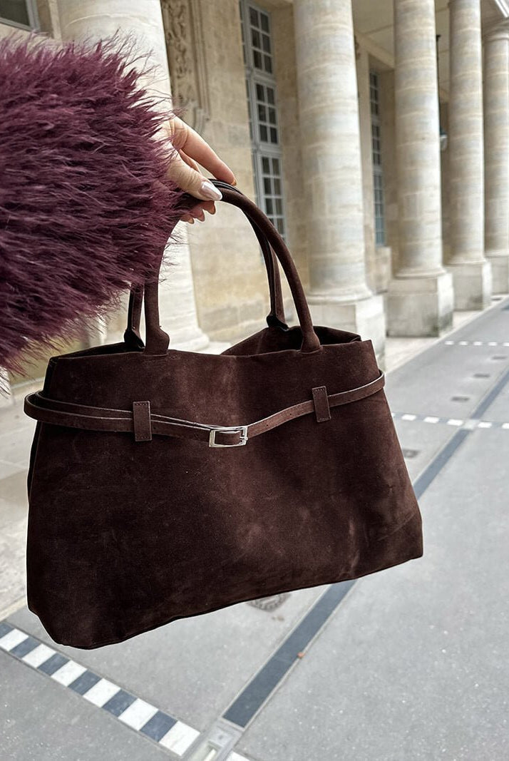 ZEYA - Fiona Suede Crossbody Bag