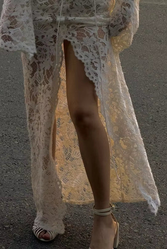ZEYA - Florencia French Lace Tie Dress