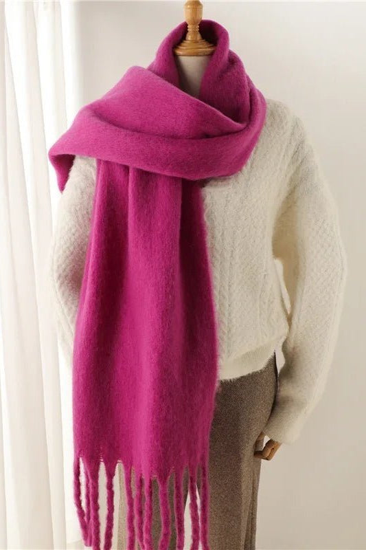 ZEYA - Gabriella Tasseled Winter Scarf