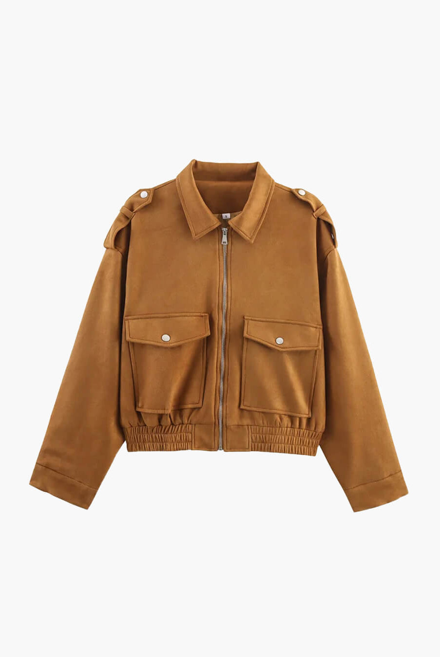 ZEYA - Ginny Suede Pilot Bomber Jacket