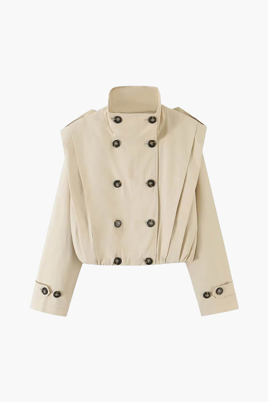 ZEYA - Gloria Pleated Trench Coat