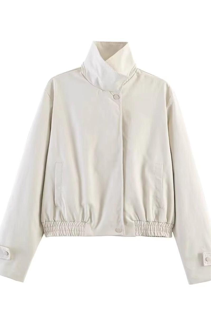 ZEYA - Helena Cropped Bomber Jacket