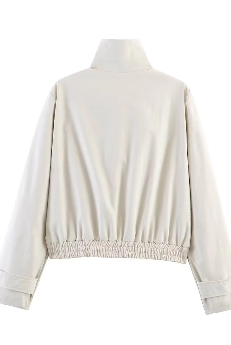 ZEYA - Helena Cropped Bomber Jacket