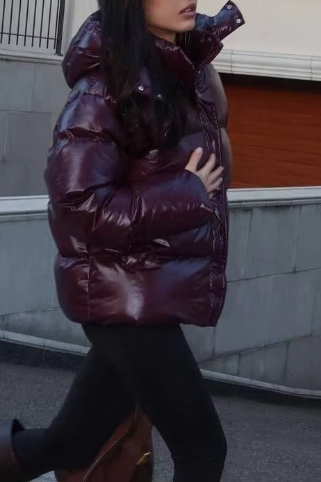 ZEYA - Jade Shiny Puffer Jacket