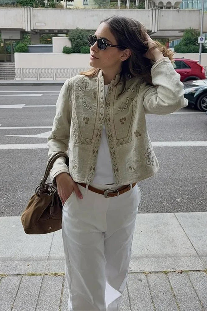 ZEYA - Jenny Floral Cropped Jacket