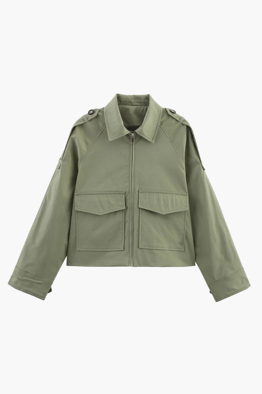 ZEYA - Juliana Cropped Trench Jacket