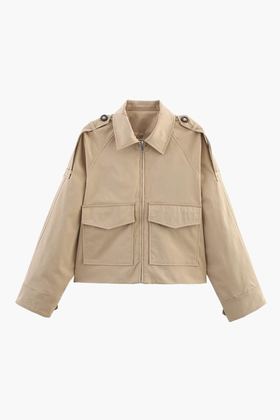 ZEYA - Juliana Cropped Trench Jacket