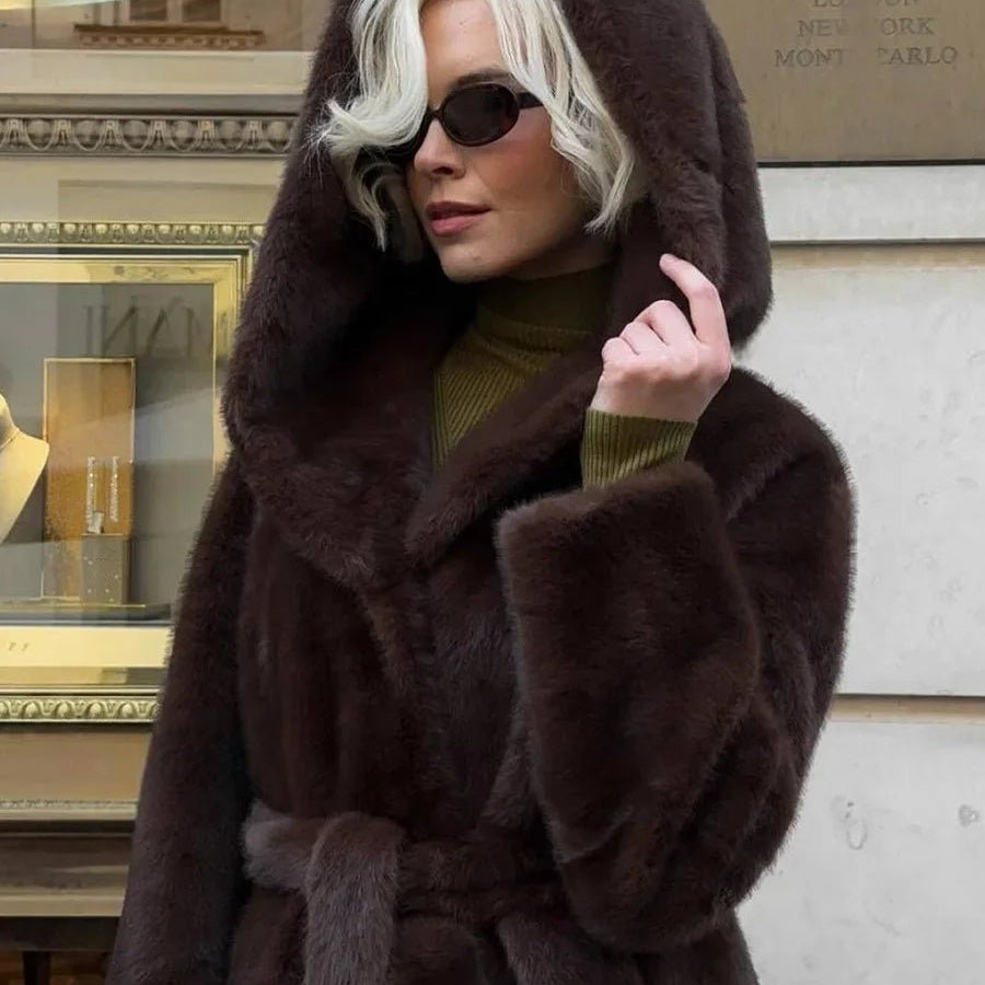ZEYA - Katelyn Hooded Long Coat