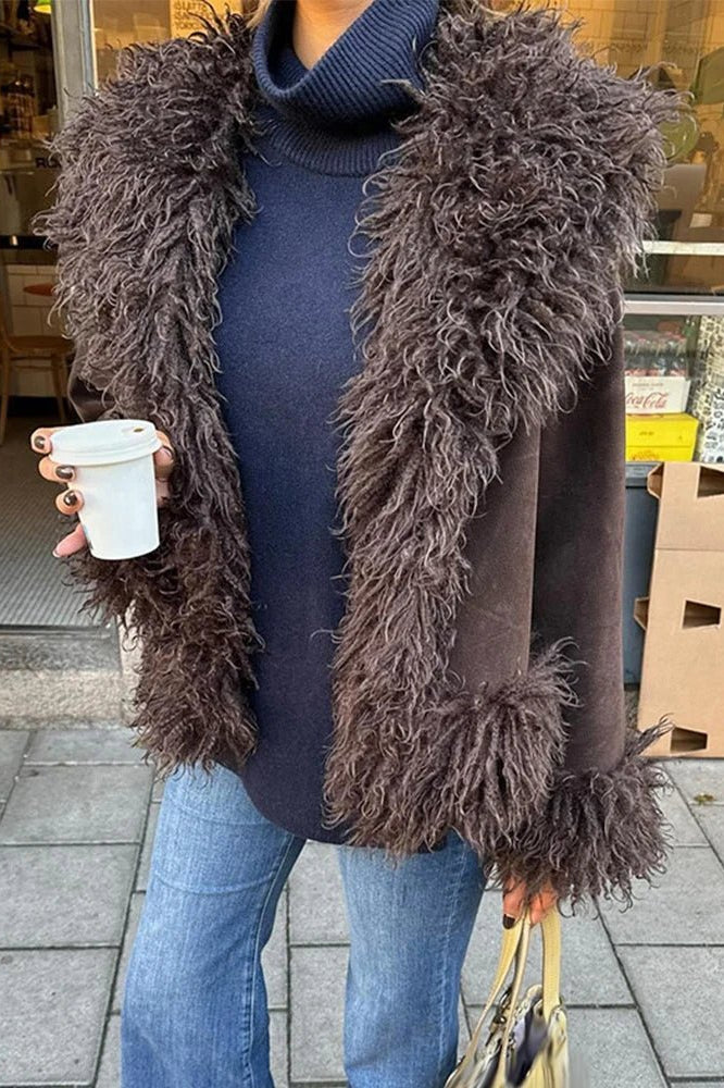 ZEYA - Kathy Plush Faux Fur Coat