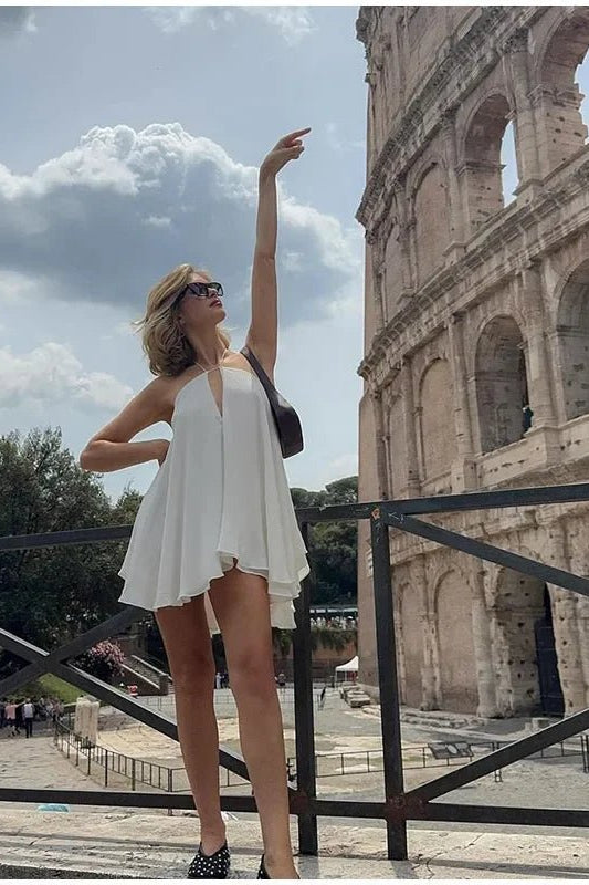 ZEYA - Krissi Halter Mini Dress