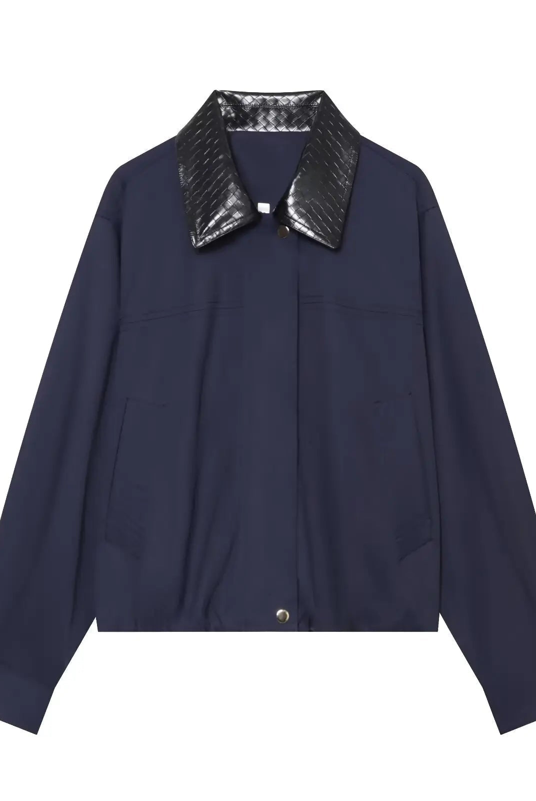 ZEYA - Layla Contrast Collar Bomber Jacket