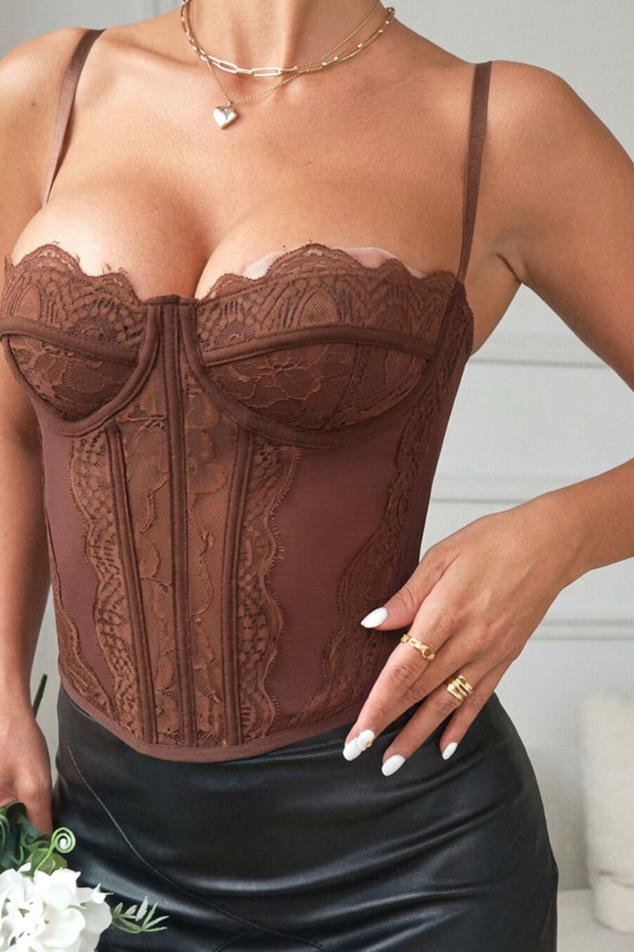 ZEYA - Layla Lace Corset Top