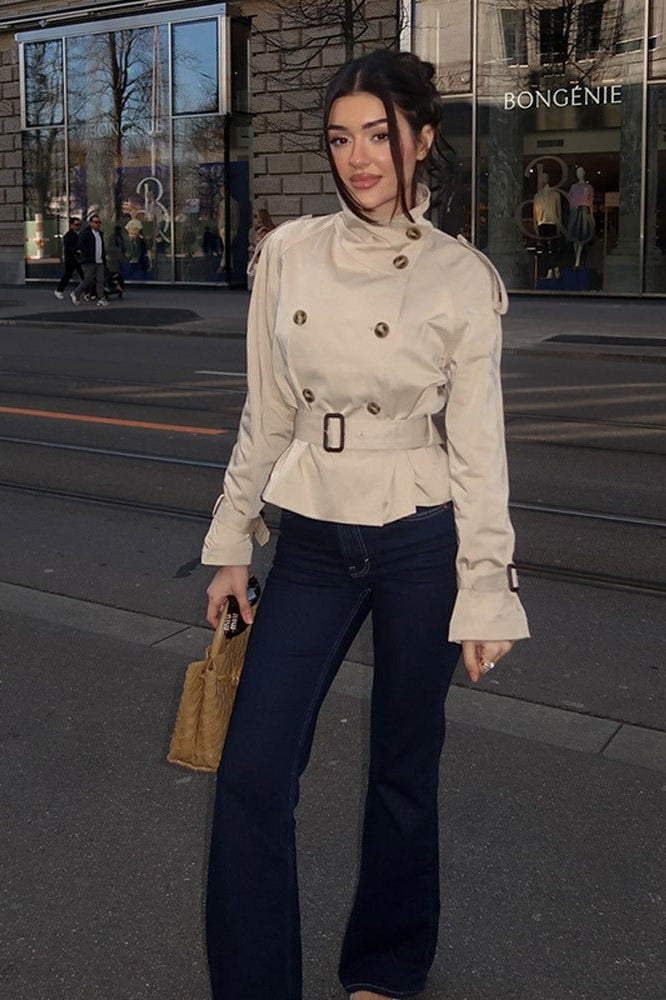 ZEYA - Lindy Cropped Trench Coat