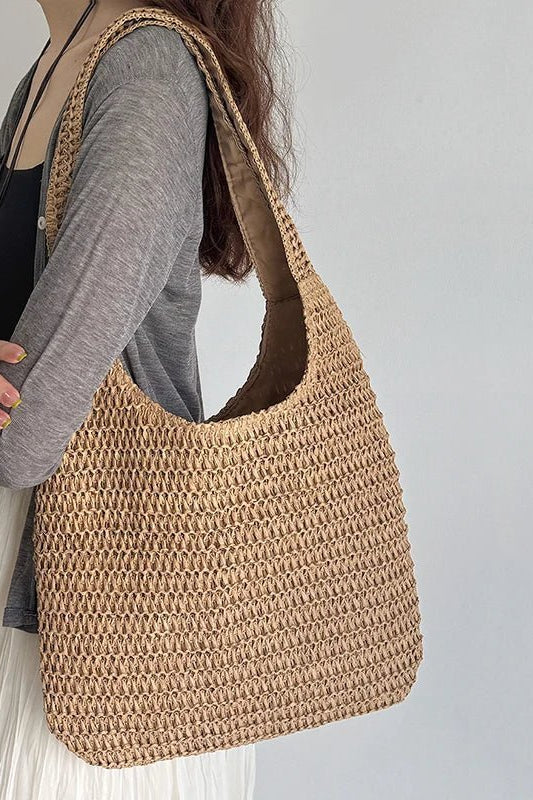 ZEYA - Marina Woven Straw Tote