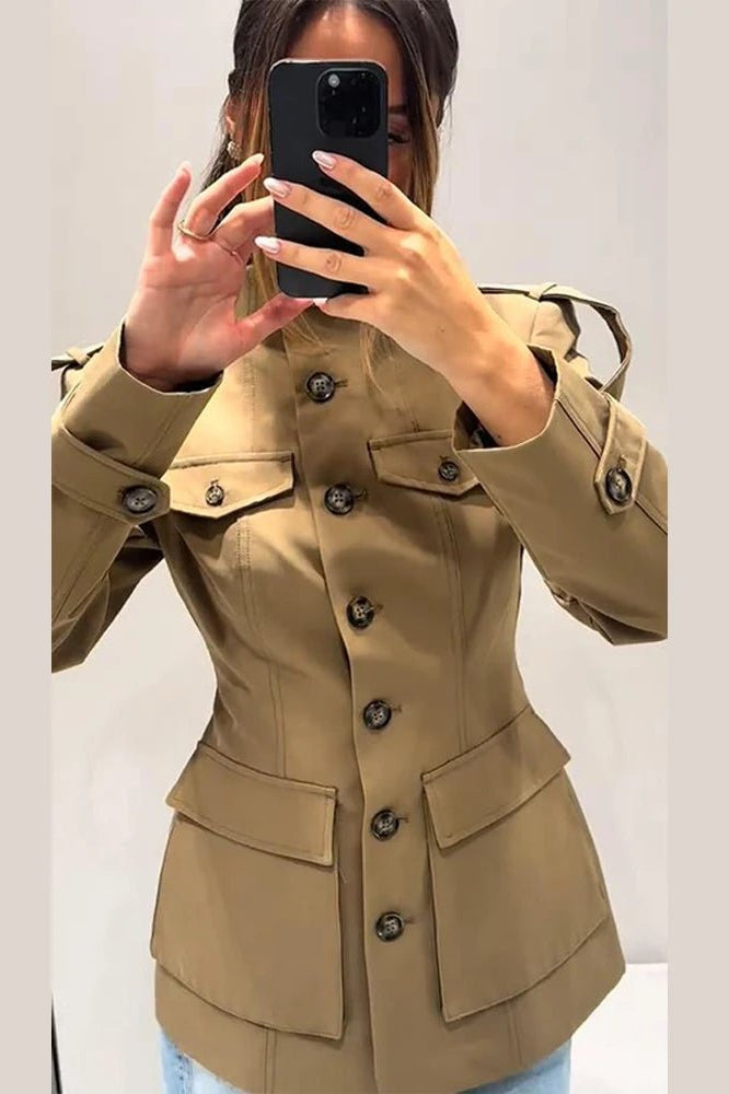 ZEYA - Melina Slim Fit Trench Coat