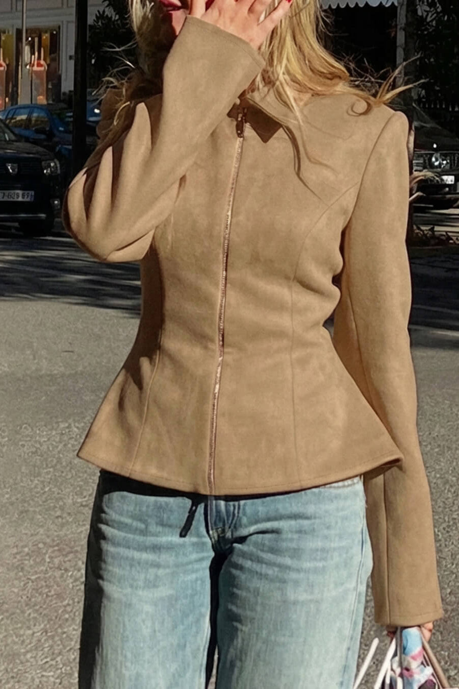 ZEYA - Mila Faux Suede Jacket