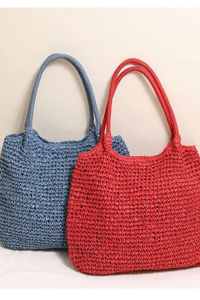 ZEYA - Mila Woven Straw Beach Tote