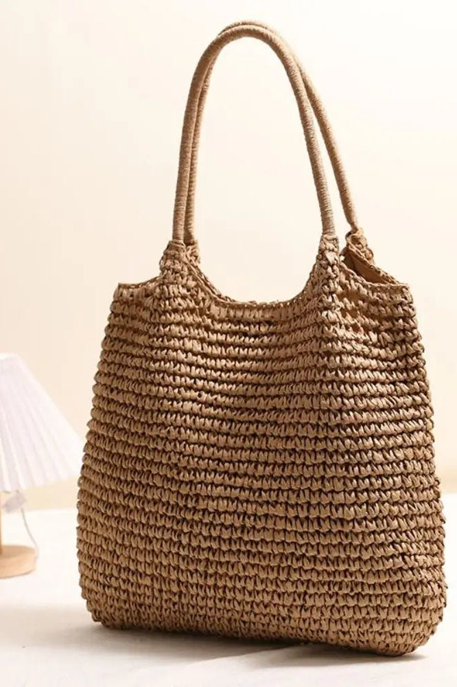 ZEYA - Mila Woven Straw Beach Tote