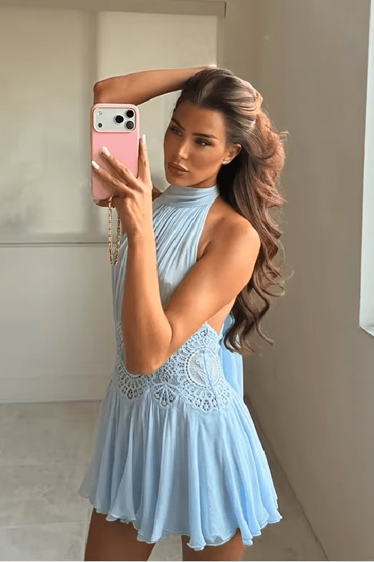 ZEYA - Miriam Halter Neck Backless Mini Dress
