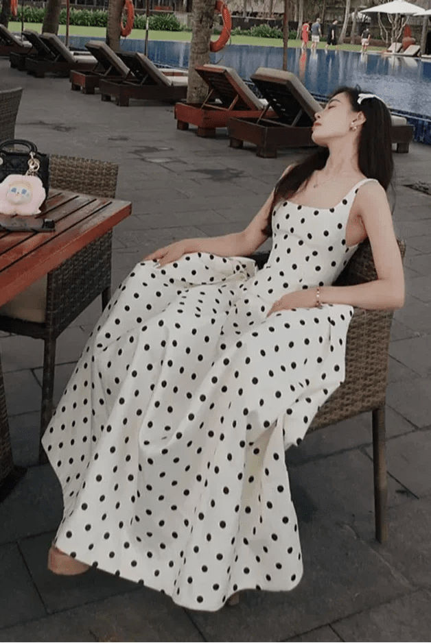 ZEYA - Petra Polka Dot Midi Dress